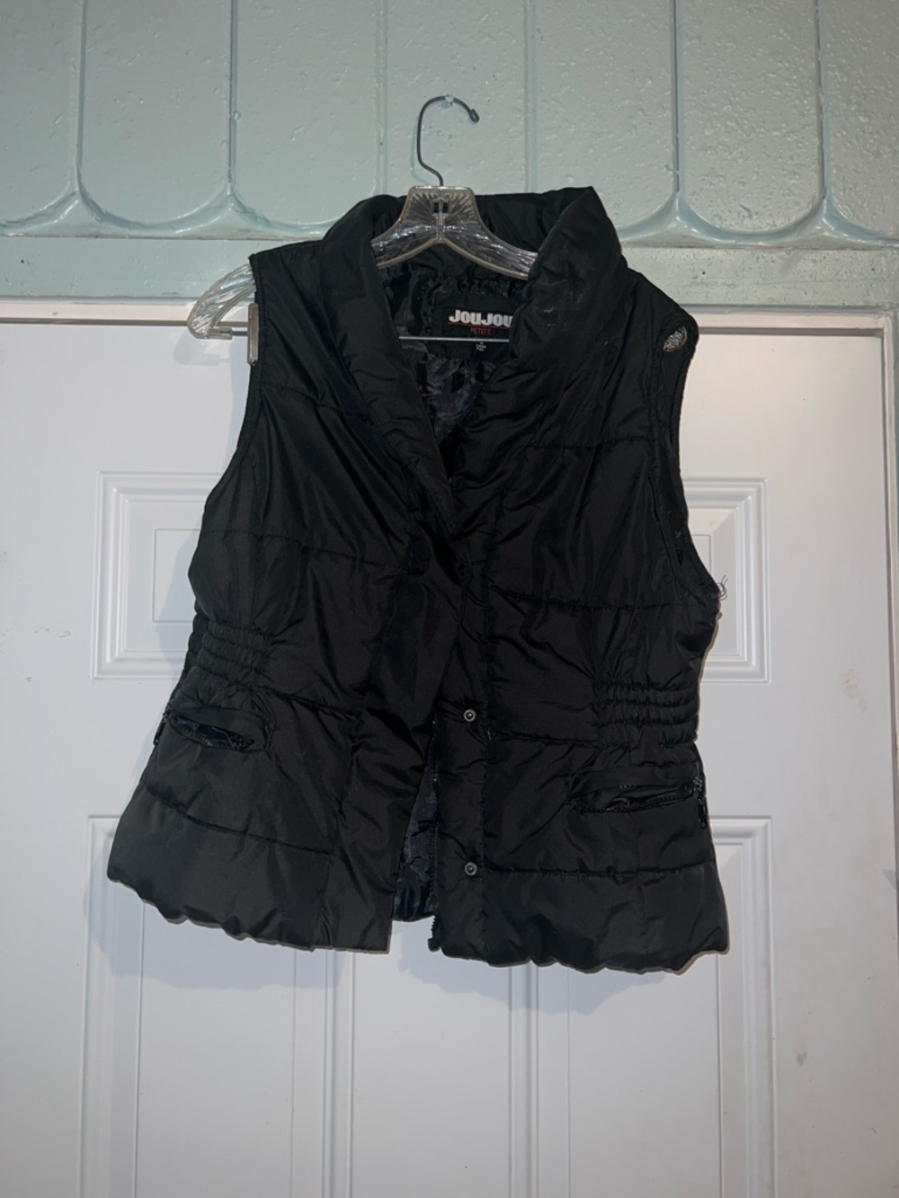 Jou Jou Black Quilted Puffer Vest - Women